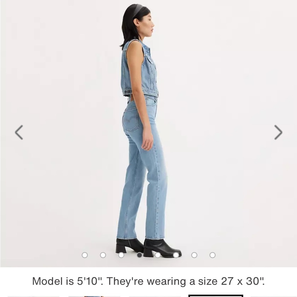 NWT Levi’s 70’s High Slim Straight Women’s Jeans - Picture 4 of 5